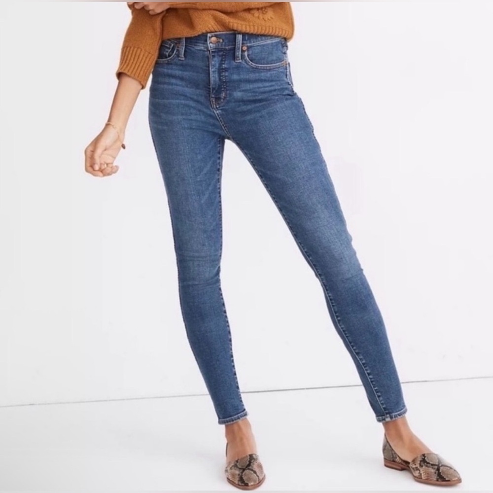 Madewell 10" High-Rise Skinny Denim Jeans (26)